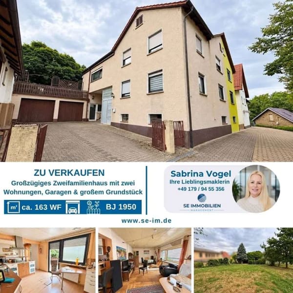 Immobilie in Neulingen - Großzügiges Zweifamilienhaus mit zwei Wohnungen, Garagen und großem Grundstück - Bild 0