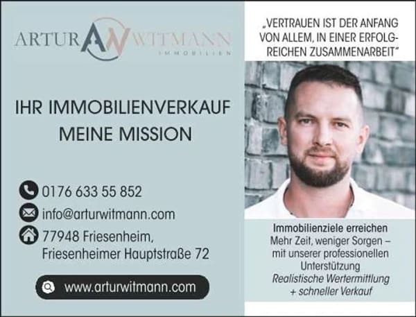 Immobilie in Friesenheim - Kompaktes Wohnhaus mit ca. 70 m² Wohnfläche und Nebengebäude - Bild 1