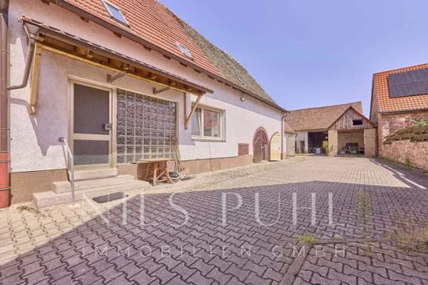 Immobilie in Großniedesheim - Pfälzer Hofreite mit Scheune, Werkstatt & Gewölbekeller – Platz für Ihre Projekte! - Bild 1