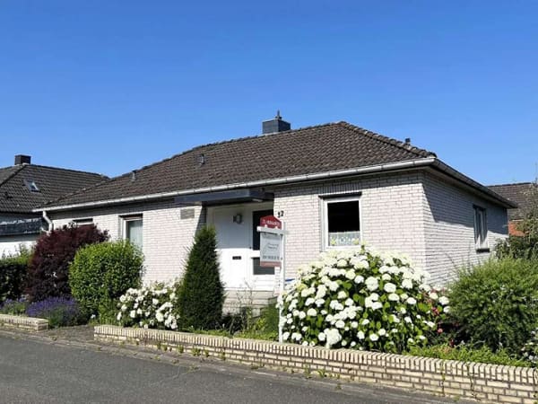 Immobilie in Hasbergen - Alles auf einer Ebene: Bungalow in Hasbergen-Ohrbeck - Bild 0