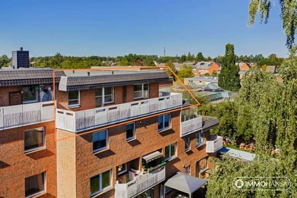 Immobilie in Adendorf - Wunderbar geschnittenes Penthouse mit zwei Dachterrassen im Ortskern von Adendorf - Bild 1