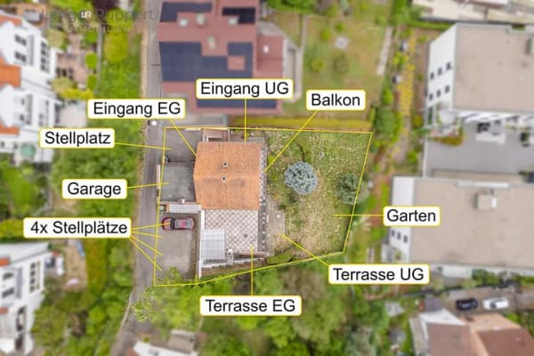 Immobilie in Birkenau - Wohnen mit Weitblick – Einfamilienhaus mit Einliegerwohnung in attraktiver Hanglage - Bild 4