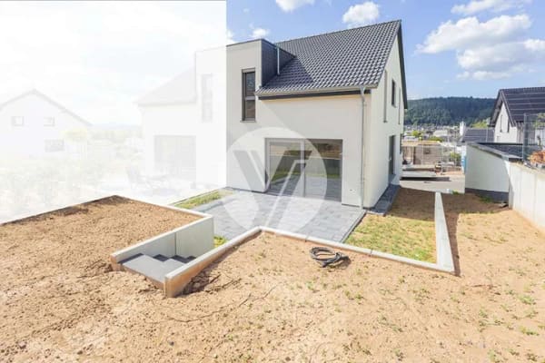 Immobilie in Föhren - Moderne Wohnhaushälfte in begehrte Lage von Föhren Gebiet "Acht" // Innenausbau (selbst)gestalten un - Bild 1