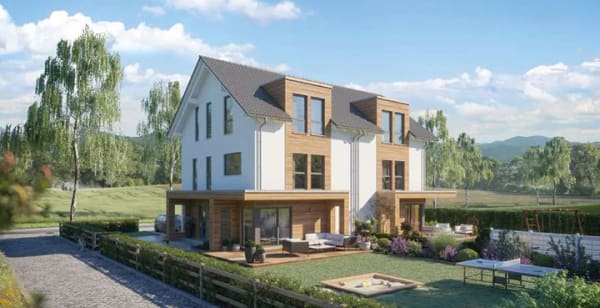 Immobilie in Rückersdorf - energieeffizienter Neubau KfW mit 4 Zimmer und Grundstück in Lauf - Bild 1