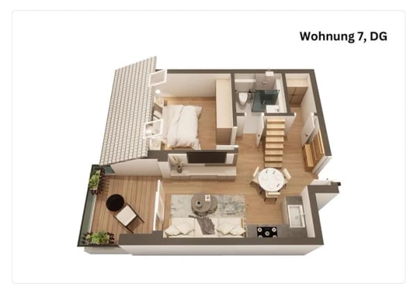 Immobilie in Möckmühl - Traumhafte 2‑Zimmer-Neubauwohnung im 1. OG mit Balkon in Möckmühl-Ruchsen - Bild 0