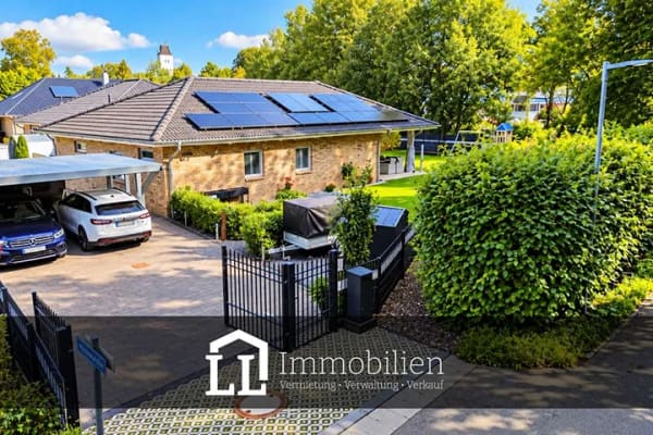 Immobilie in Wiemersdorf - Moderner Bungalow mit Smart Home, großem Garten u. Doppelcarport (provisionsfrei). - Bild 0