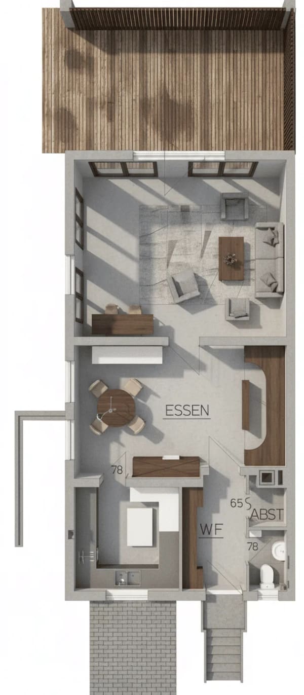 Immobilie in Spiesheim - Gepflegte DHH, vermietet, mit Einliegerwohnung in Spiesheim - Bild 4