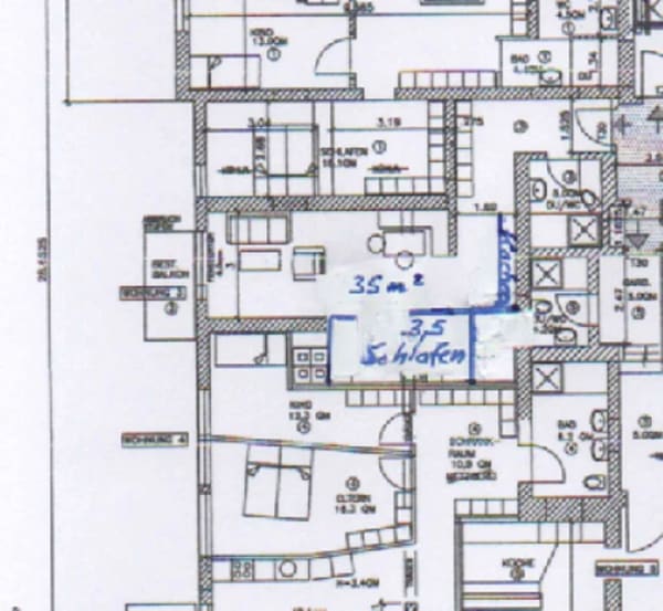 Immobilie in Bad Wurzach - neu ausgebaute 1,5 Zi.-Whg. zum Selbstausbau - Bild 1
