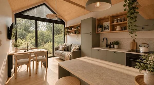 Immobilie in Höfen an der Enz - CHALET IM SCHWARZWALD: IAB & Airbnb inkl. Infrastruktur & Erschließung "RESIDENCE" - Bild 1