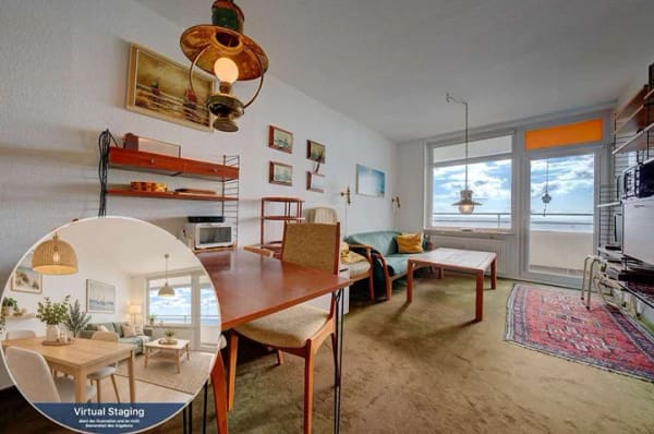 Immobilie in Großenbrode - Logenplatz über der Ostsee:Meerblick aus der 7. Etage, Südbalkon, Garage & Potenzial - Bild 3