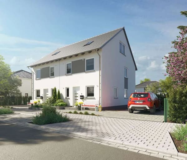 Immobilie in Gablingen - Licht durchflutete Doppelhaushälfte mit großem Garten - Bild 0