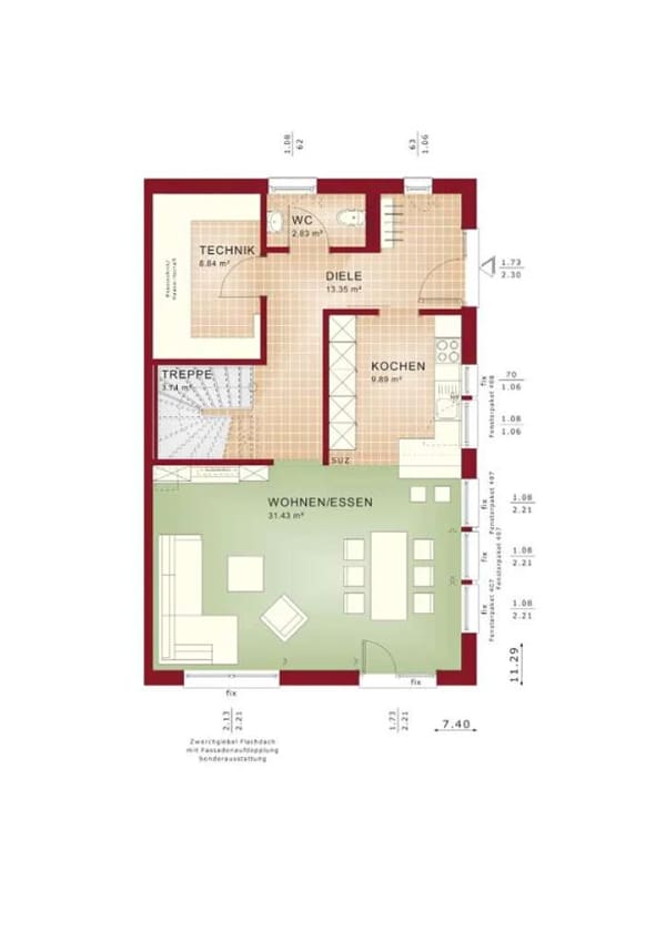 Immobilie in Roxheim - Hier ein NEUBAU mit  WOW-Effekt aus dem Hause Bien Zenker inkl. Grundstück - Bild 1