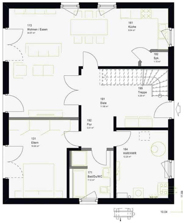 Immobilie in Herrstein - Jetzt planen und bauen! - mit massa Haus ins Eigenheim! - "LifeStyle 17.01S"  - Bild 4