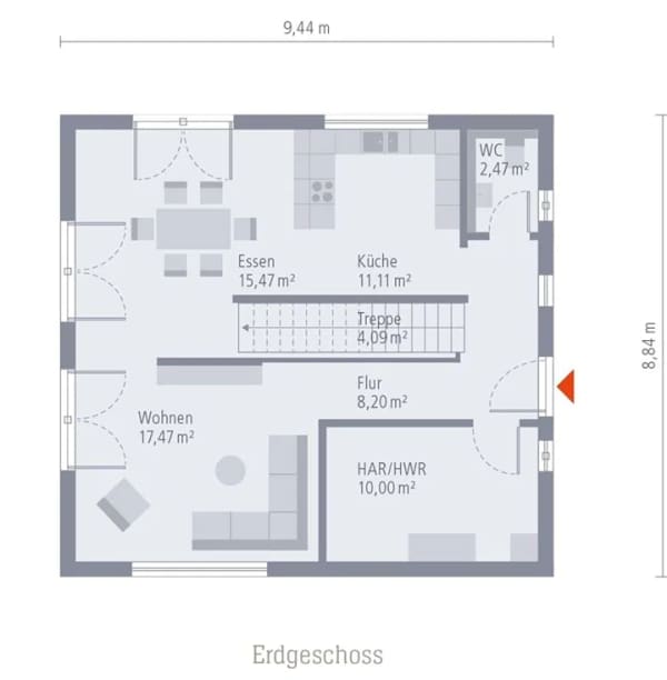 Immobilie in Rügland - Design 10 Aktionshaus Vorteilstage auf 1350 m² Grundstück - Bild 3