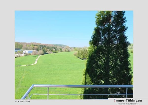 Immobilie in Dettenhausen - Praktische 4-Zimmer Wohnung mit Süd-Balkon und herrlichem Blick ins Grüne - Bild 0