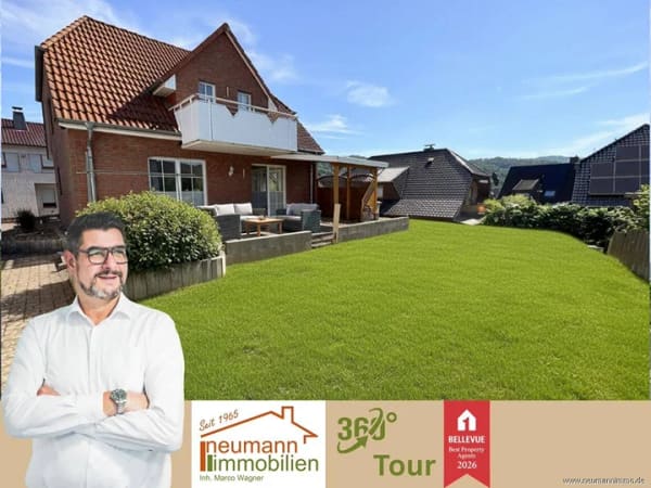 Immobilie in Hausen (Wied) - Einfamilienhaus in Hausen/Wied - modernisiert mit Garten, Terrasse und großer Garage - Bild 0