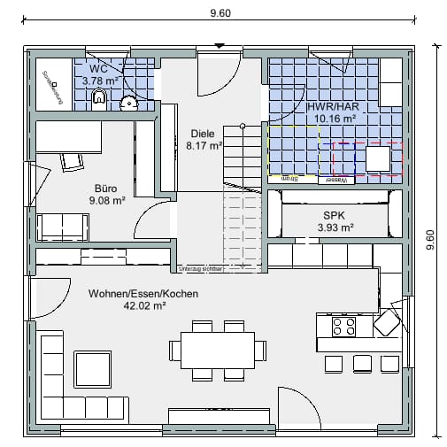 Immobilie in Igersheim - Exklusive Stadtvilla "Bestseller Weitblick 150": Ihr zukunftsorientiertes Wohnerlebnis mit modernem Design. - Bild 2