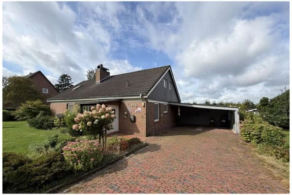Immobilie in Hollern-Twielenfleth - Einfamilienhaus mit Wintergarten in Hollern-Twielenfleth mit Blick in die Obsthöfe - Bild 0