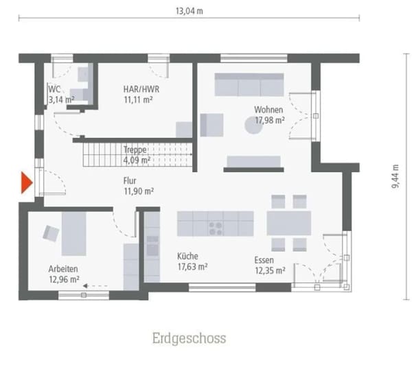 Immobilie in Bernhardswald - EIN HAUS MIT PULTDACH - INKLUSIVE SITZFENSTER XL! - Bild 3