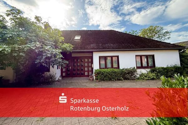 Immobilie in Worpswede - Großzügiger Bungalow in Hüttenbusch – viel Platz & ebenerdiges Wohnen - Bild 0