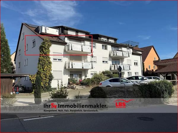 Immobilie in Krauchenwies - Kapitalanleger aufgepasst! Gut vermietete 2,5 Zimmer Wohnung mit Balkon - Bild 0