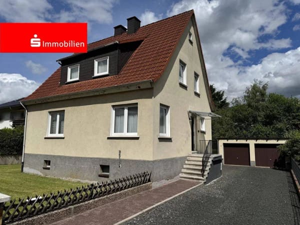Immobilie in Biedenkopf - Einfamilienhaus mit ebenem Grundstück in Biedenkopf! - Bild 0