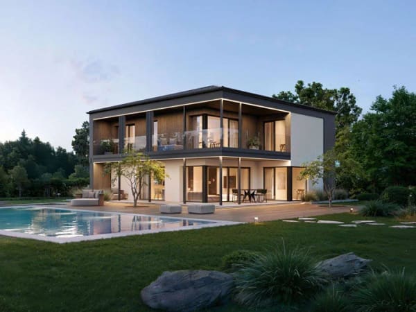Immobilie in Radeburg - Exklusive Stadtvilla in Radeburg: Modernes Wohnerlebnis auf 174 m² mit architektonischem Anspruch und höchster Energieeffizienz - Bild 0