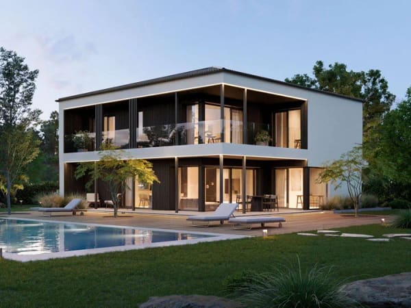 Immobilie in Radeburg - Exklusive Stadtvilla in Radeburg: Modernes Wohnerlebnis auf 174 m² mit architektonischem Anspruch und höchster Energieeffizienz - Bild 3