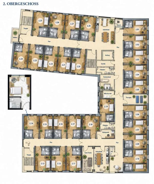 Immobilie in Gilching - 4,3 % Rendite vor den Toren Münchens – Pflege-Apartment im Pichlmayr Senioren-Zentrum Gilching - Bild 2