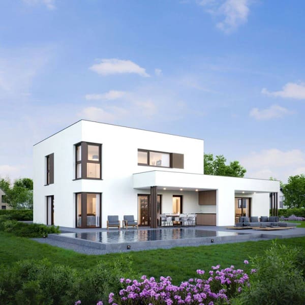 Immobilie in Großharthau - Elegante Stadtvilla ELK Duo 221: Modernes Wohndesign und kompromisslose Energieeffizienz in Großharthau - Bild 0