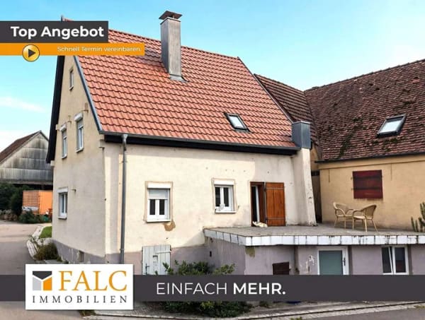 Immobilie in Eberstadt - Was ein Schnapper! Omas Häuschen + Bauplatz sehnen sich nach neuen Möglichkeiten - FALC Immobilien - Bild 0