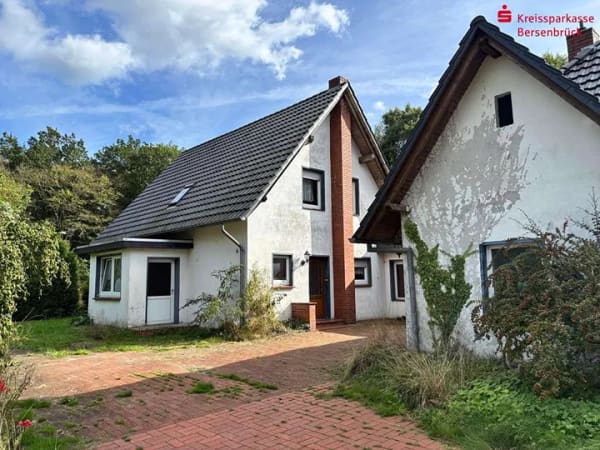 Immobilie in Menslage - Einfamilienhaus mit Wiese im Menslager Außenbereich - Bild 0
