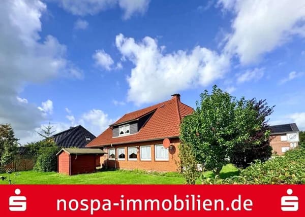 Immobilie in Garding - Hier kann Familie wachsen - großzügiges Zuhause mit Entwicklungspotenzial - Bild 0