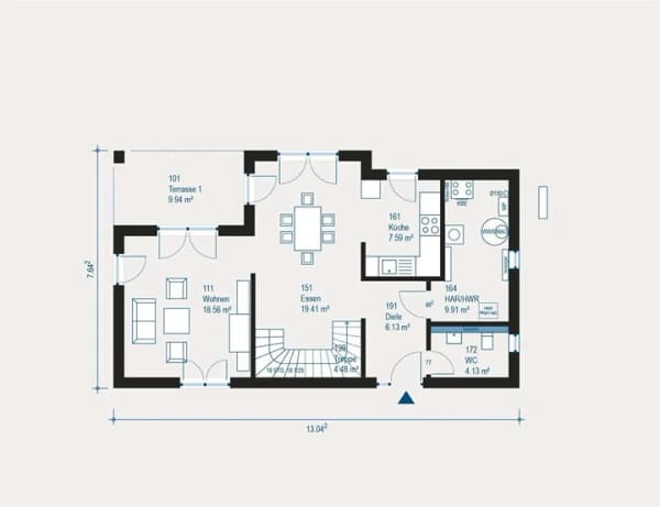 Immobilie in Großenlüder - Großenlüder: City Villa 3 - Klare Linien für Ihre persönliche Hausidee - Bild 1