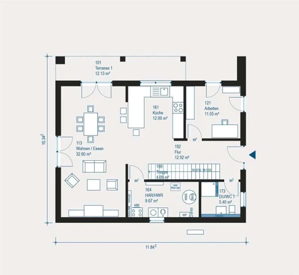Immobilie in Burghaun - Burghaun: City Villa 2 - Sechs Zimmer für Ihre großen Pläne - Bild 1