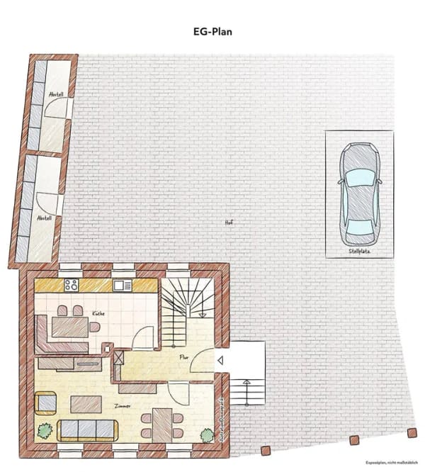 Immobilie in Nack - Renovierungsbedürftiges Einfamilienhaus in guter Lage von Nack - Bild 4