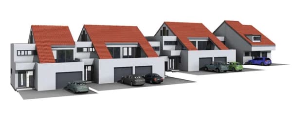 Immobilie in Maikammer - Moderne Architektur als Rohbau am Bach mit Garage und Garten! NEUBAU (projektiert und genehmigt)! - Bild 1