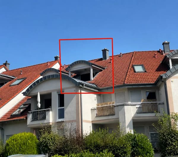 Immobilie in Wörth am Main - Wohnen mit Ausblick - gemütliche DG-Wohnung mit Loggia - Bild 0