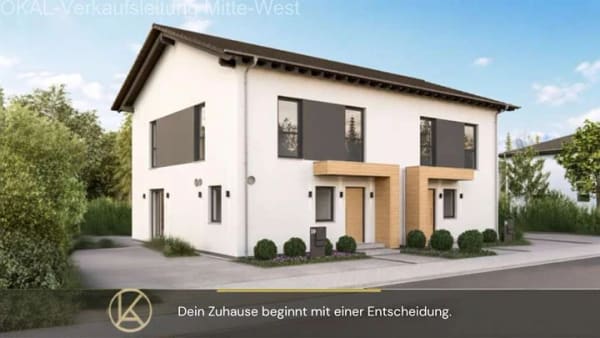 Immobilie in Sinntal - Baupartner gesucht! GEMEINSAM ein *FlexRaum* DOPPELHAUS BAUEN. EINZUGSFERTIG. - Bild 0