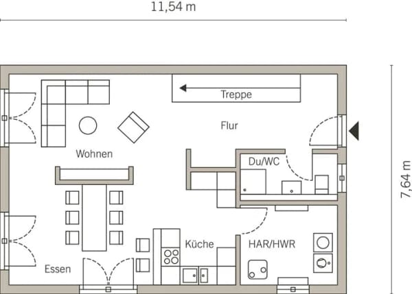 Immobilie in Sinntal - Baupartner gesucht! GEMEINSAM ein *FlexRaum* DOPPELHAUS BAUEN. EINZUGSFERTIG. - Bild 2