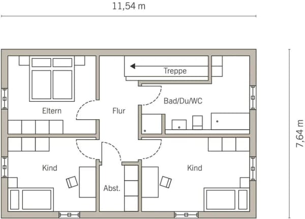 Immobilie in Sinntal - Baupartner gesucht! GEMEINSAM ein *FlexRaum* DOPPELHAUS BAUEN. EINZUGSFERTIG. - Bild 3