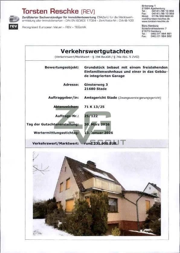 Immobilie in Stade - Einfamilienhaus freistehend in Stade - Bild 0