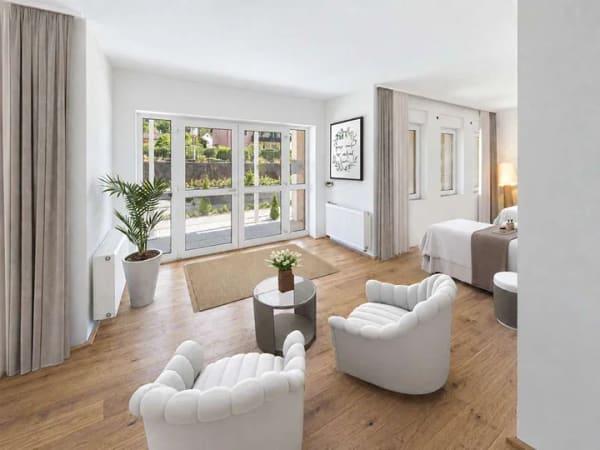 Immobilie in Neckarsteinach - Wohnen. Arbeiten. Wohlfühlen. – Modernes Studioloft im Erdgeschoss - Bild 1