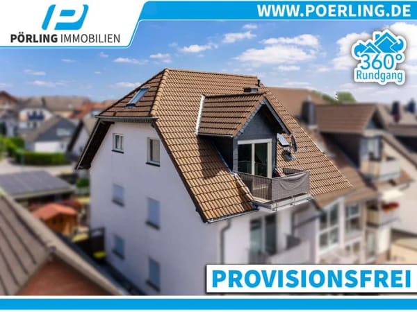 Immobilie in Bell (Hunsrück) - Moderne Maisonette-Wohnung mit Balkon + Dachterrasse, Studio & 2 Bädern – PROVISIONSFREI - Bild 0