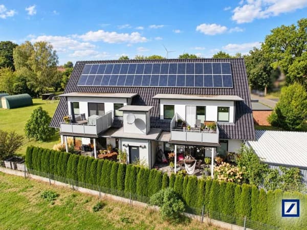 Immobilie in Langwedel - Ertragsstarkes KfW-40-Objekt mit 4 Wohnungen – voll vermietet, moderne Energieversorgung, in Langw - Bild 1
