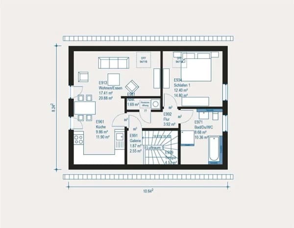 Immobilie in Attenhofen - Flexibles Zweifamilienhaus in Attenhofen - Individuell geplant und hochwertig ausgestattet - Bild 2