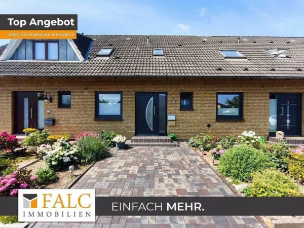 Immobilie in Handewitt - Eigennutzung oder Vermietung. Gepflegtes Reihenhaus mit Terrasse und Garten in Handewitt-Weding - Bild 0