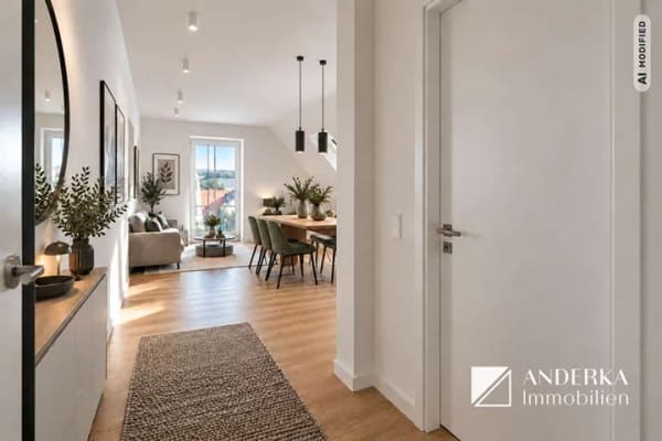 Immobilie in Haunsheim - Adler Areal: KfW-55-Dachgeschosswohnung mit Balkon – provisionsfrei! - Bild 3