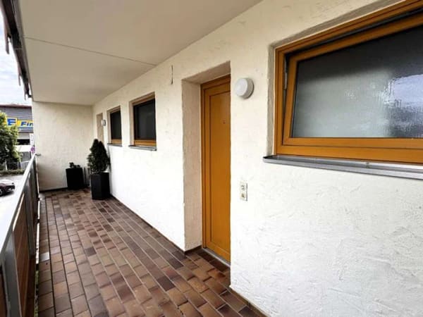 Immobilie in Weilheim in Oberbayern - bezugsfreies Apartment im Westen von Weilheim mit Süd-Balkon und Kellerabteil - Bild 1