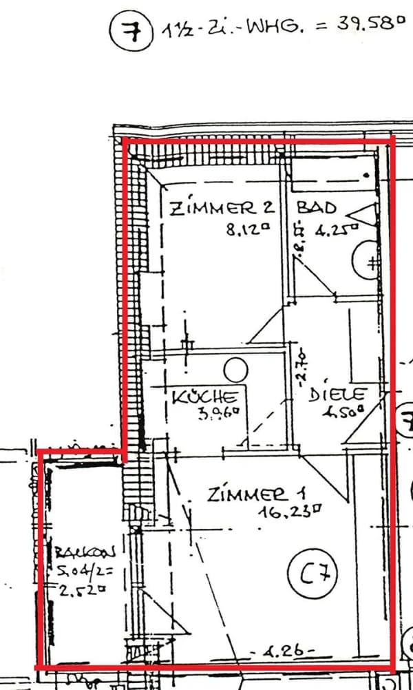 Immobilie in Pulsnitz - gemütliche Dachgeschosswohnung mit Balkon in ruhiger Wohnlage - Bild 1